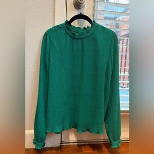 Ann Taylor Vibrant Green Blouse